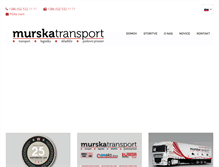 Tablet Screenshot of murska-transport.com
